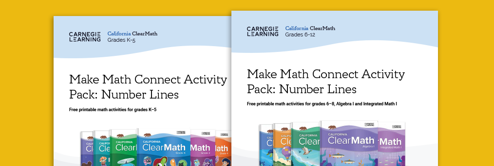 Preview image of California Math Activity Packs